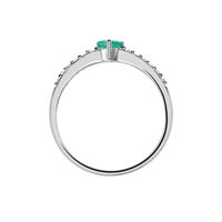 Ringe Promesse Dame in Gold Diamante 0.13 Ct ANC355S - ANC355S
